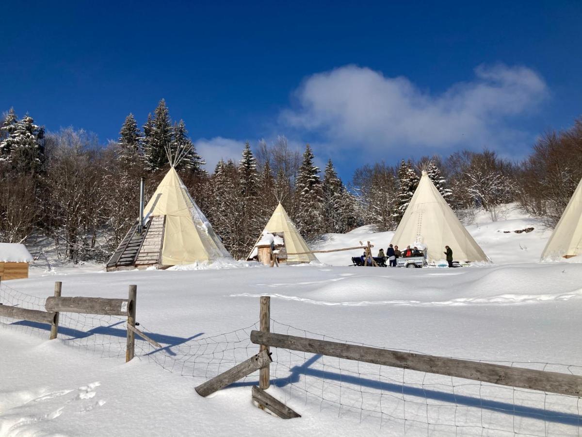 Gîte partagé Tresserve Exterior foto
